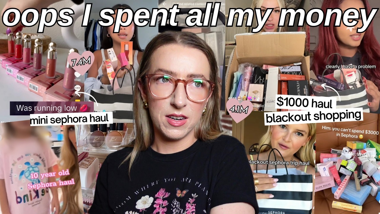 sephora hauls are wild