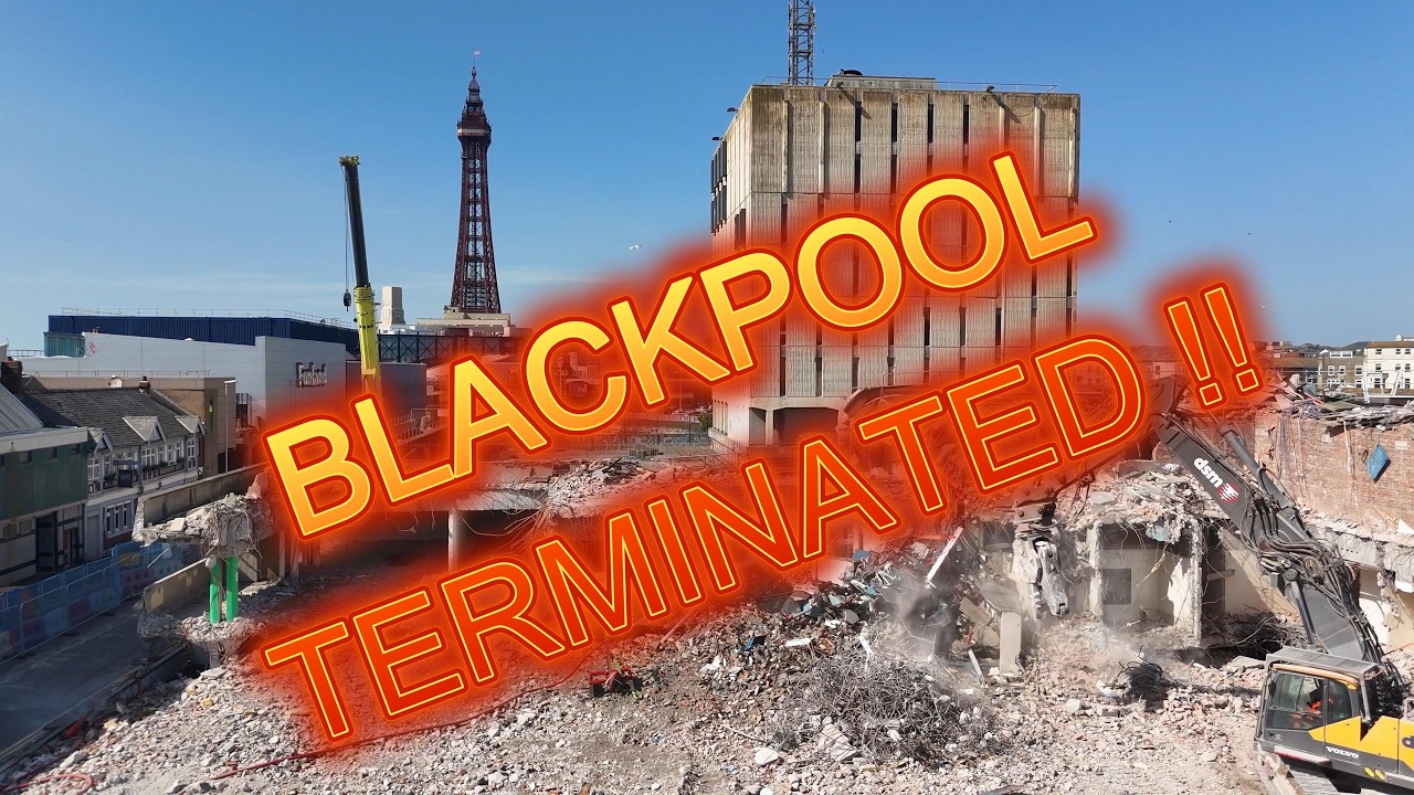**BLACKPOOL BRIDGE ELIMINATION – Bonney Street Bridge Demolition!** #blackpool