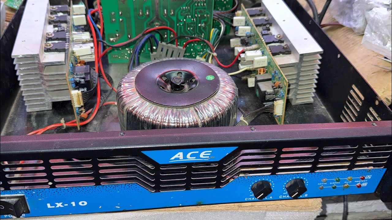 Ace lx10 power amplifier hiwalay na mga board tips kung paanu gawin at e upgrade recondition