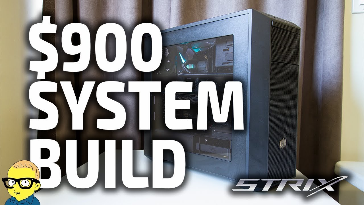 $900 Productivity & Gaming Build | RoG Strix Z270F | MasterBox 5