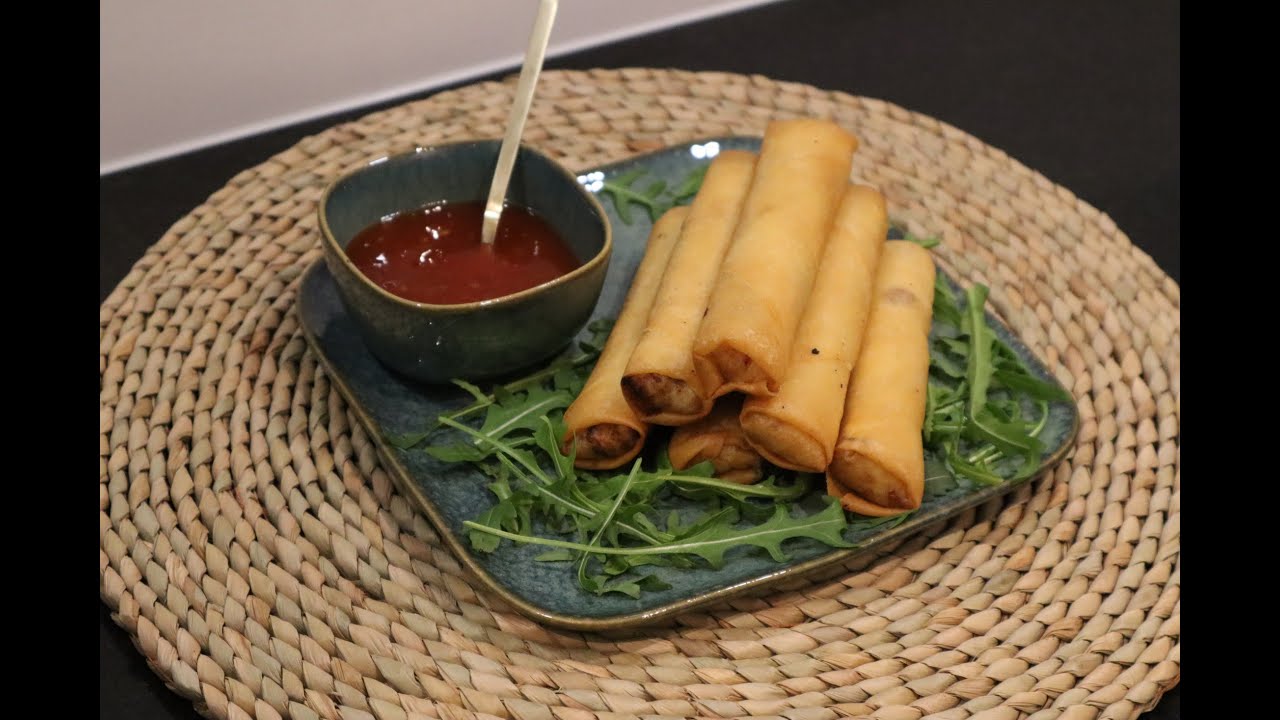 HOW TO MAKE CHICKEN SPRING ROLLS WITH RECIPE ( KIP LOEMPIAS )