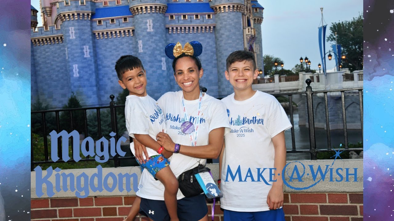 💙 Make-A-Wish Trip Day 2! Magic Kingdom! 🏰💫