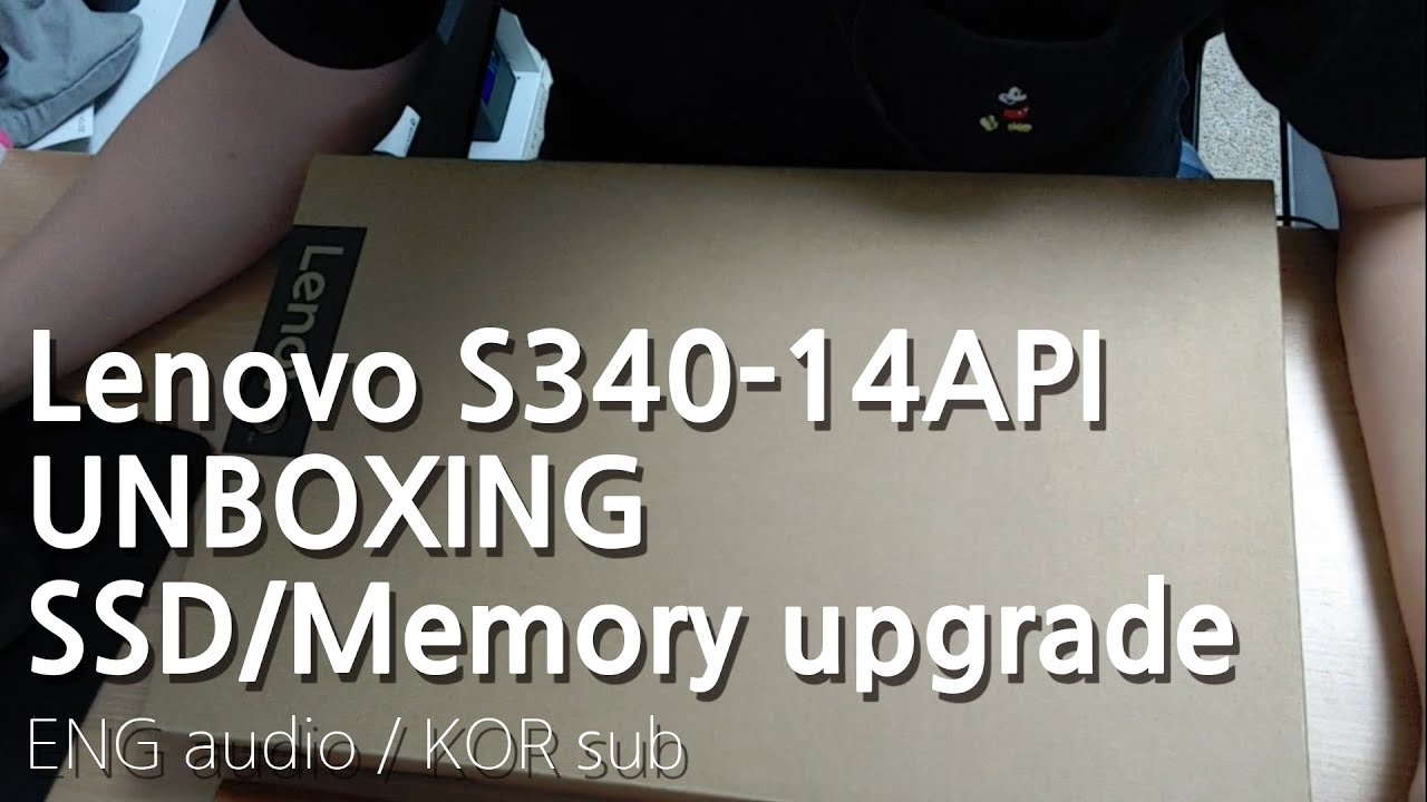 Lenovo Ideapad S340-14API Unboxing & SSD/RAM upgrade