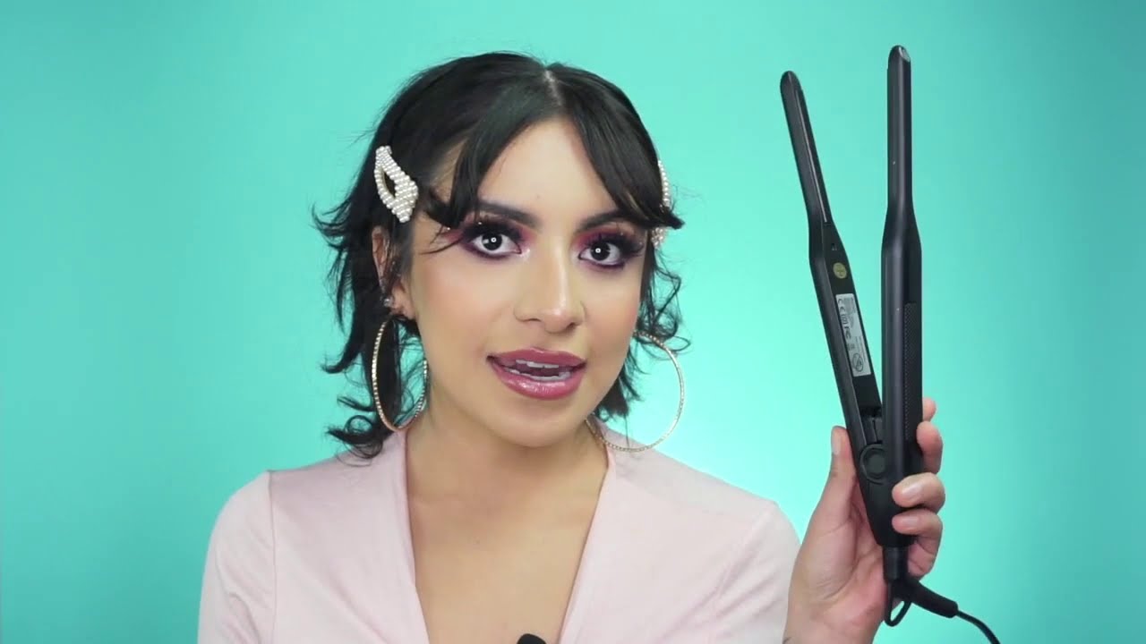 (REVIEW + TUTORIAL)TESTING OUT KIPOZI  PENCIL FLAT IRON ON THICK HAIR
