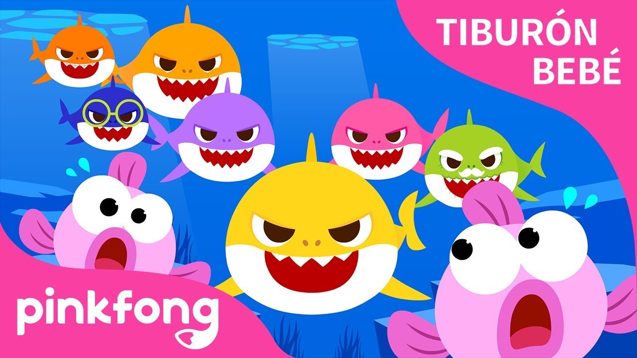 Tibur&oacute;n Beb&eacute; M&aacute;s y M&aacute;s | Tibur&oacute;n Beb&eacute; | Pinkfong Canciones Infantiles @BabyShark_Spanish