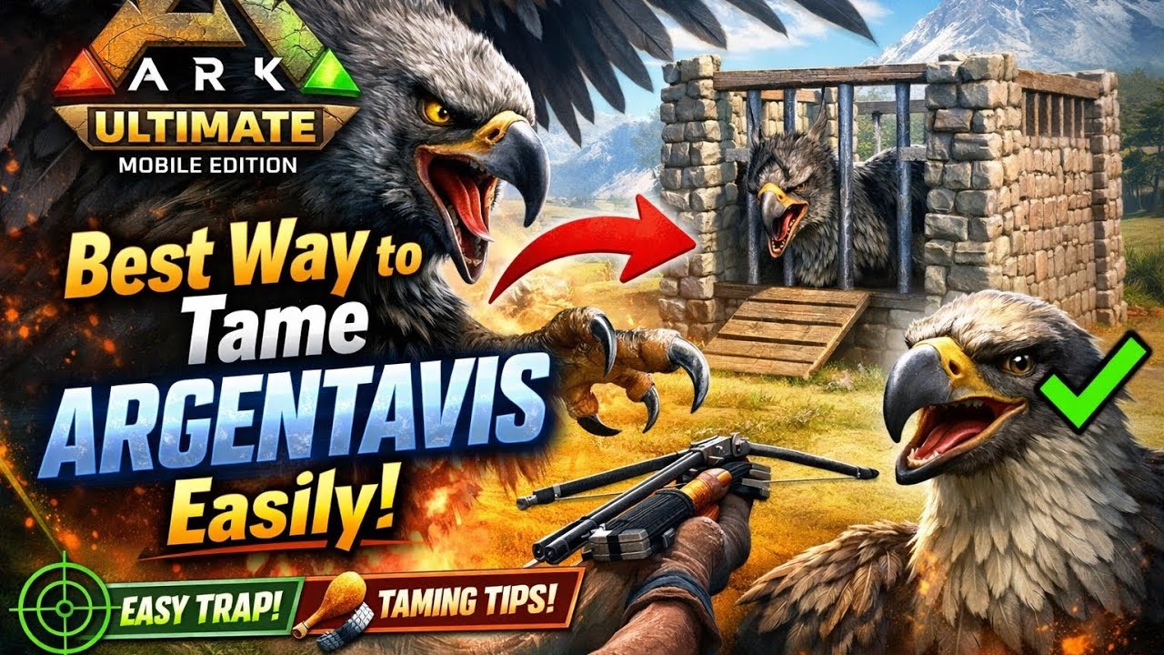 Best Way to Tame Argentavis Easily! | ARK Ultimate Mobile Edition EP-07
