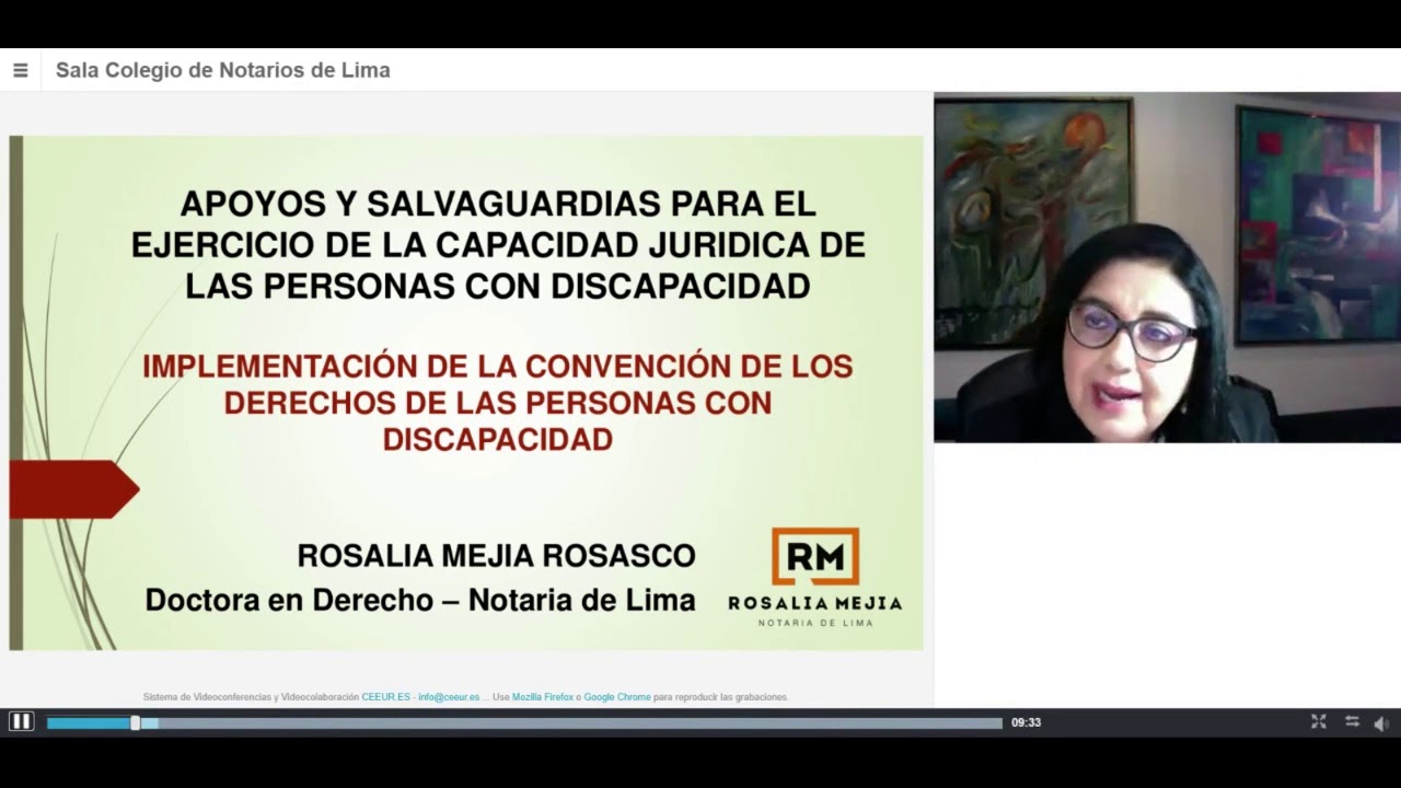 Conferencia “Apoyos y Salvaguardias, experiencia notarial y registral” (22.7.2020)