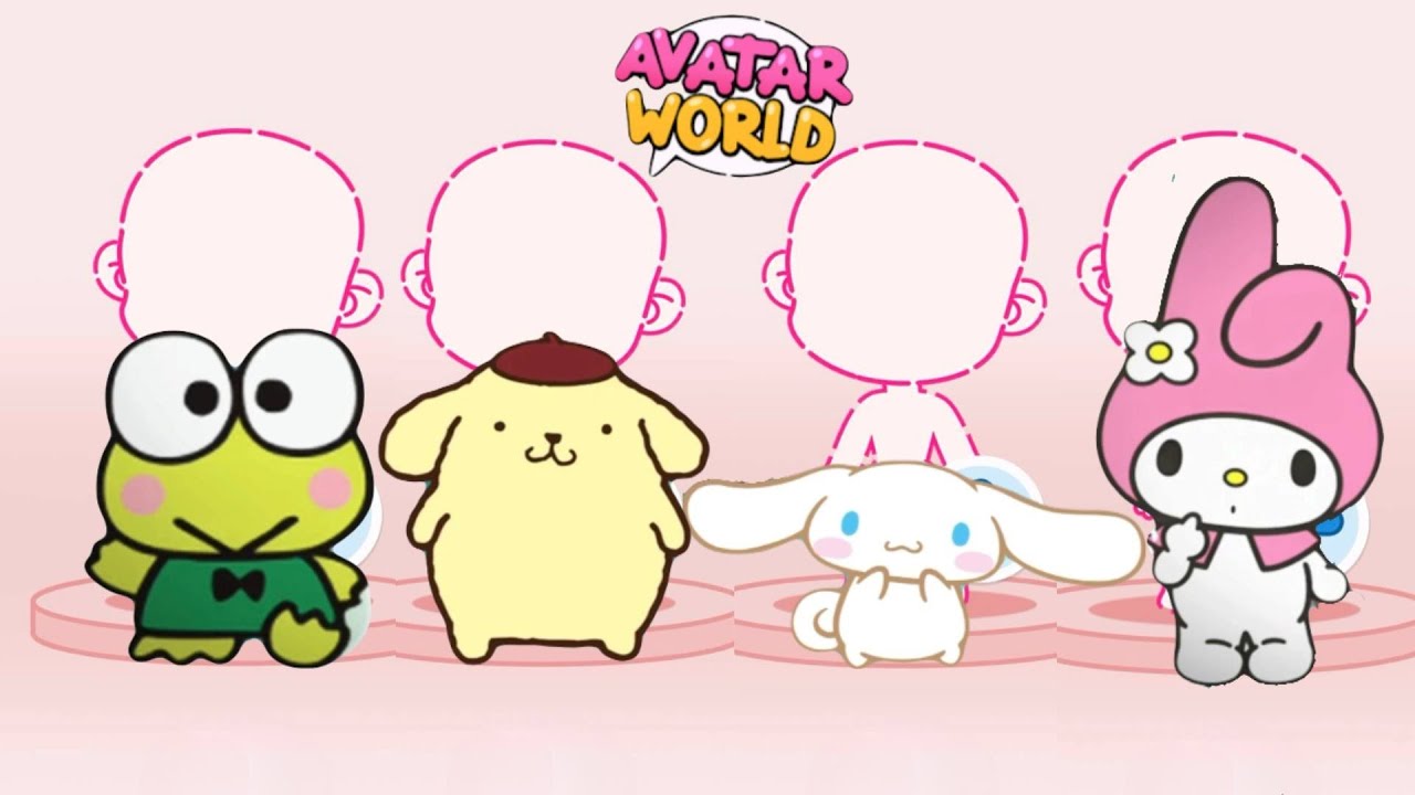 Creating Sanrio Characters in Avatar World #avatarstory