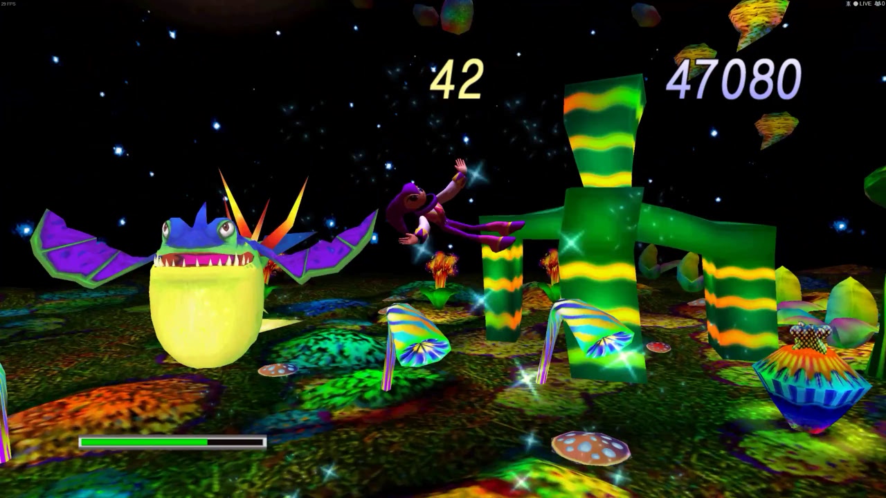 經典遊戲 飛天幽夢NiGHTS into dreams HD PC重製版