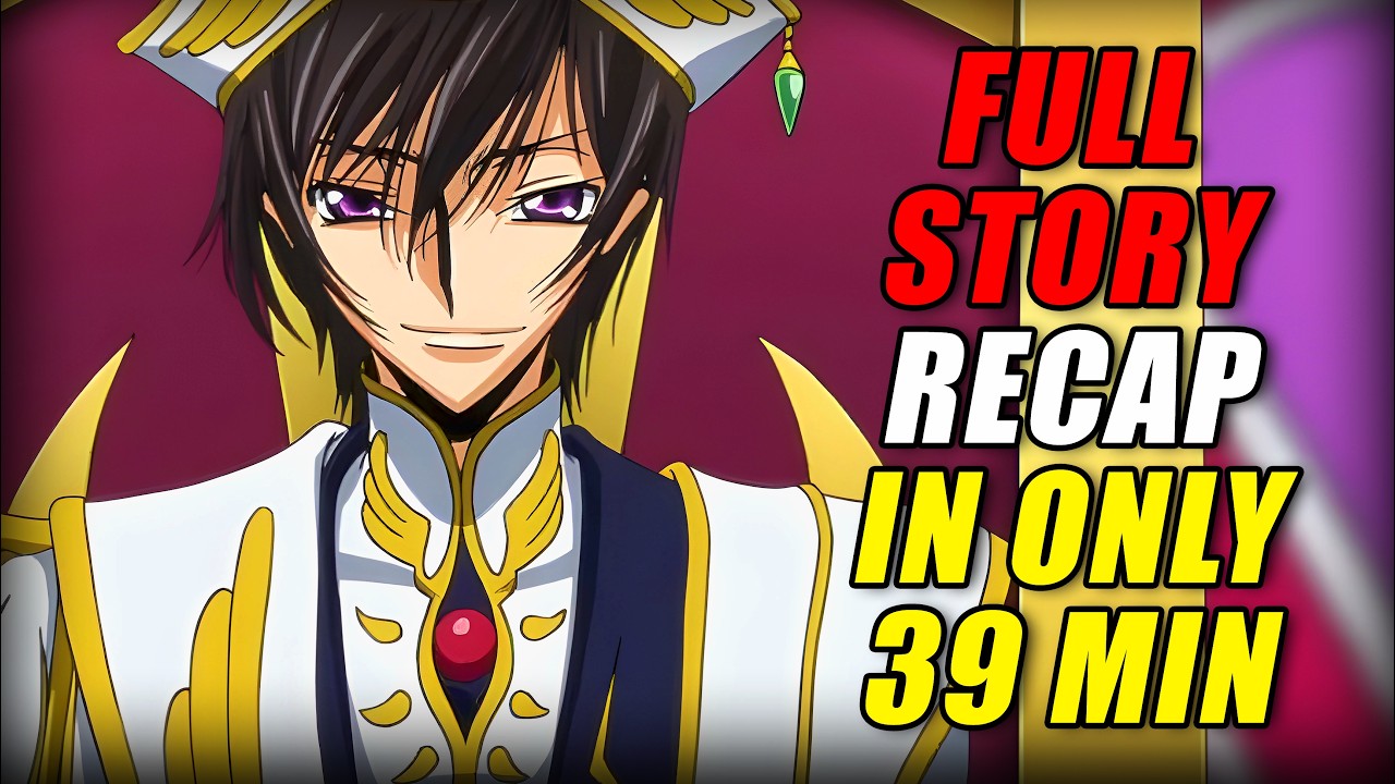 MUST WATCH ANIME! - Code Geass Full Story Recap (EVERYTHING Explained in 39 Mins!)