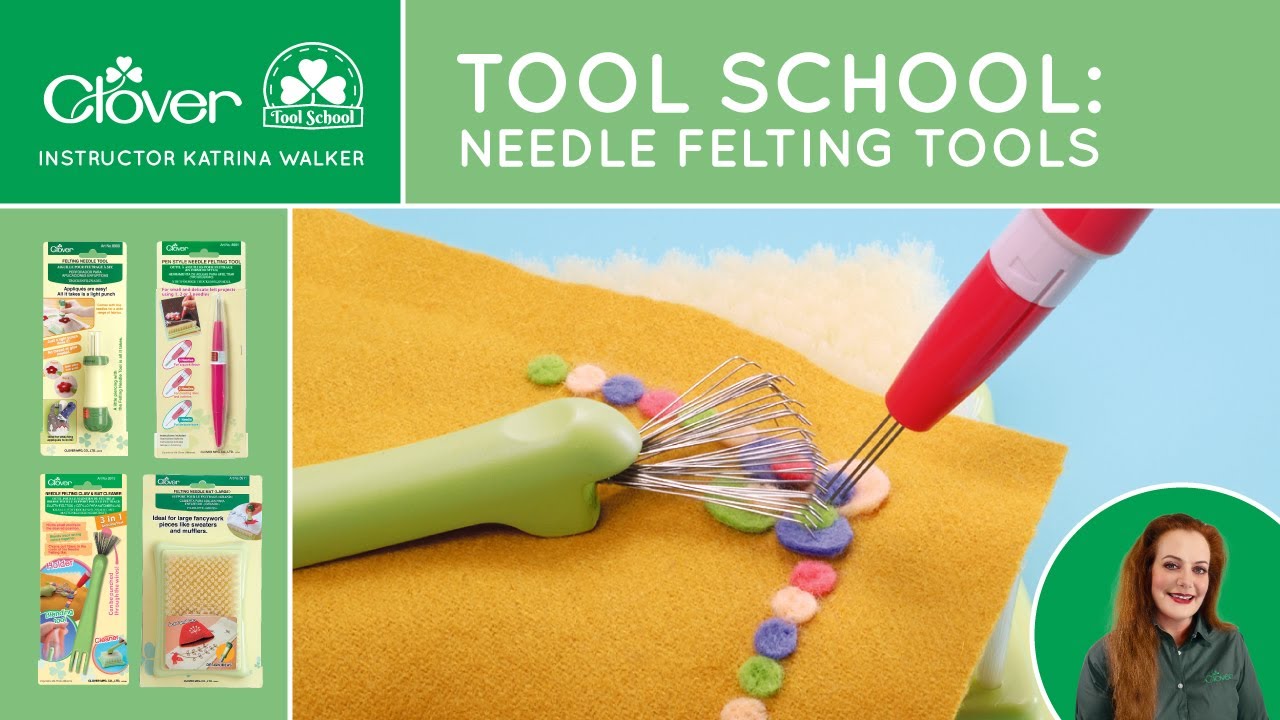 Tool School: Needle Felting Tools