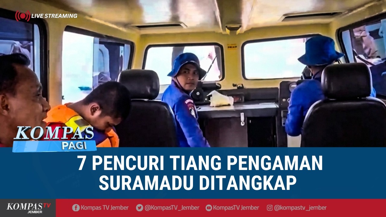 7 Nelayan Ditangkap Usai Curi Besi Penyangga Jembatan Suramadu | KOMPAS PAGI