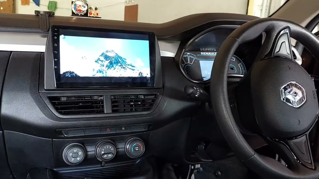 Renault kiger 2022 accessories fitting|Android touch screen monitor rear view camera installation |