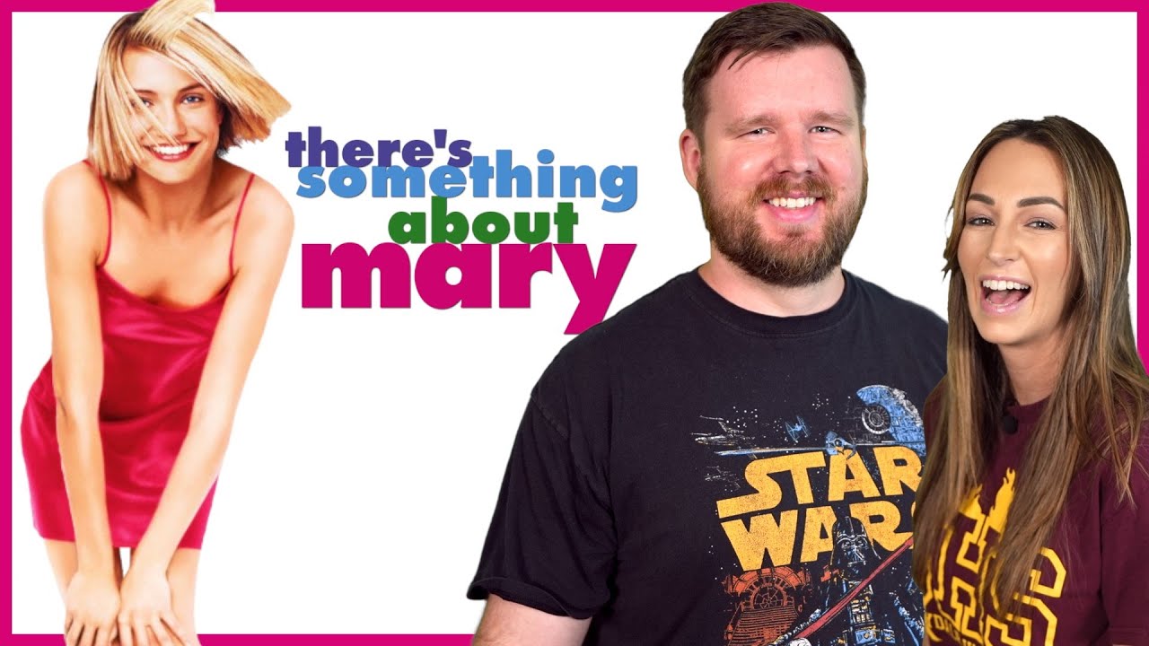 My husband REACTS to THERE'S SOMETHING ABOUT MARY for the FIRST time