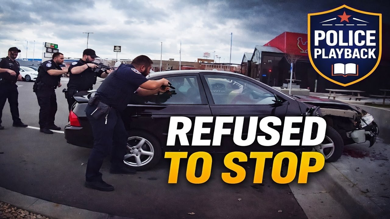 Fleeing Driver Refuses to Stop as Situation Escalates | Bodycam | Police Playback