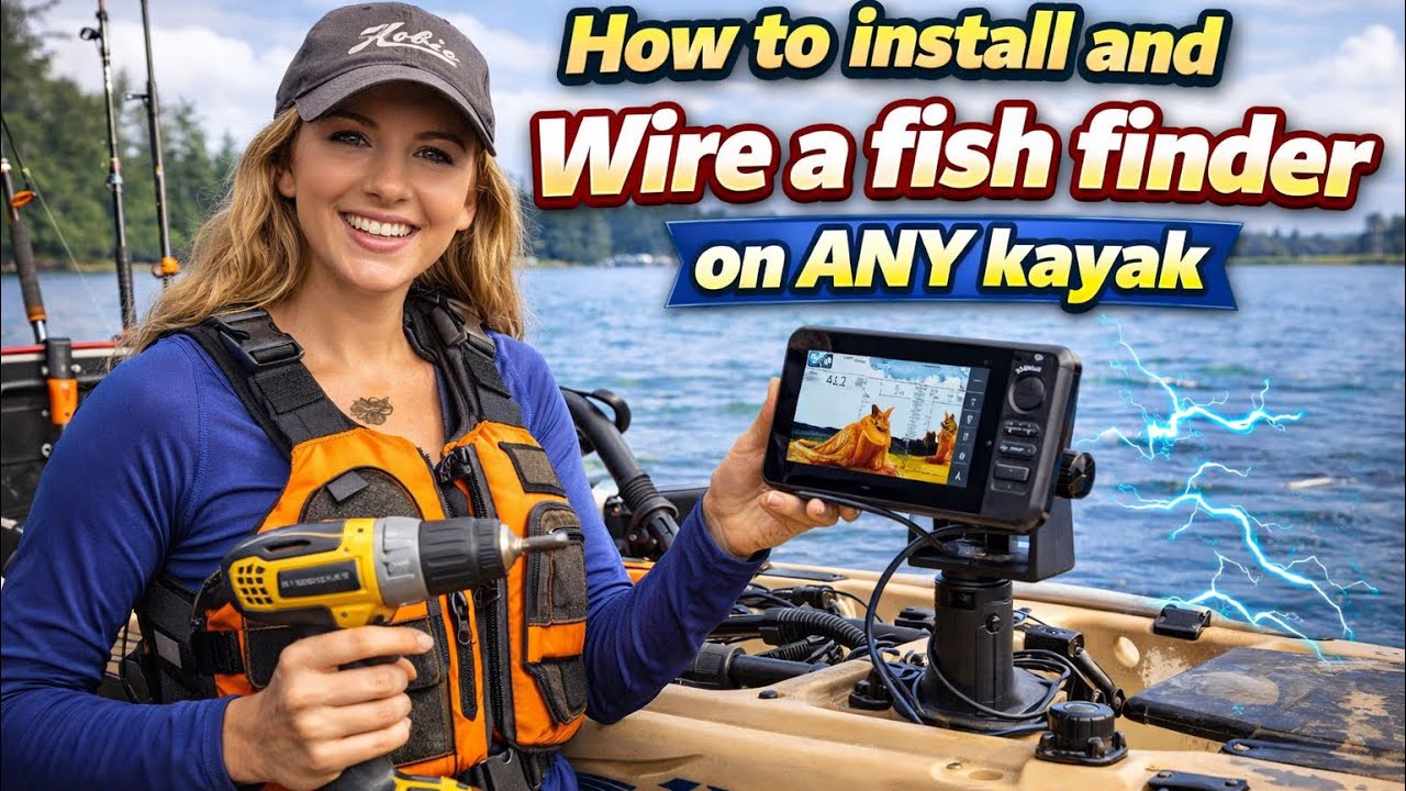 How to install/wiring Fish Finder on your Kayak -