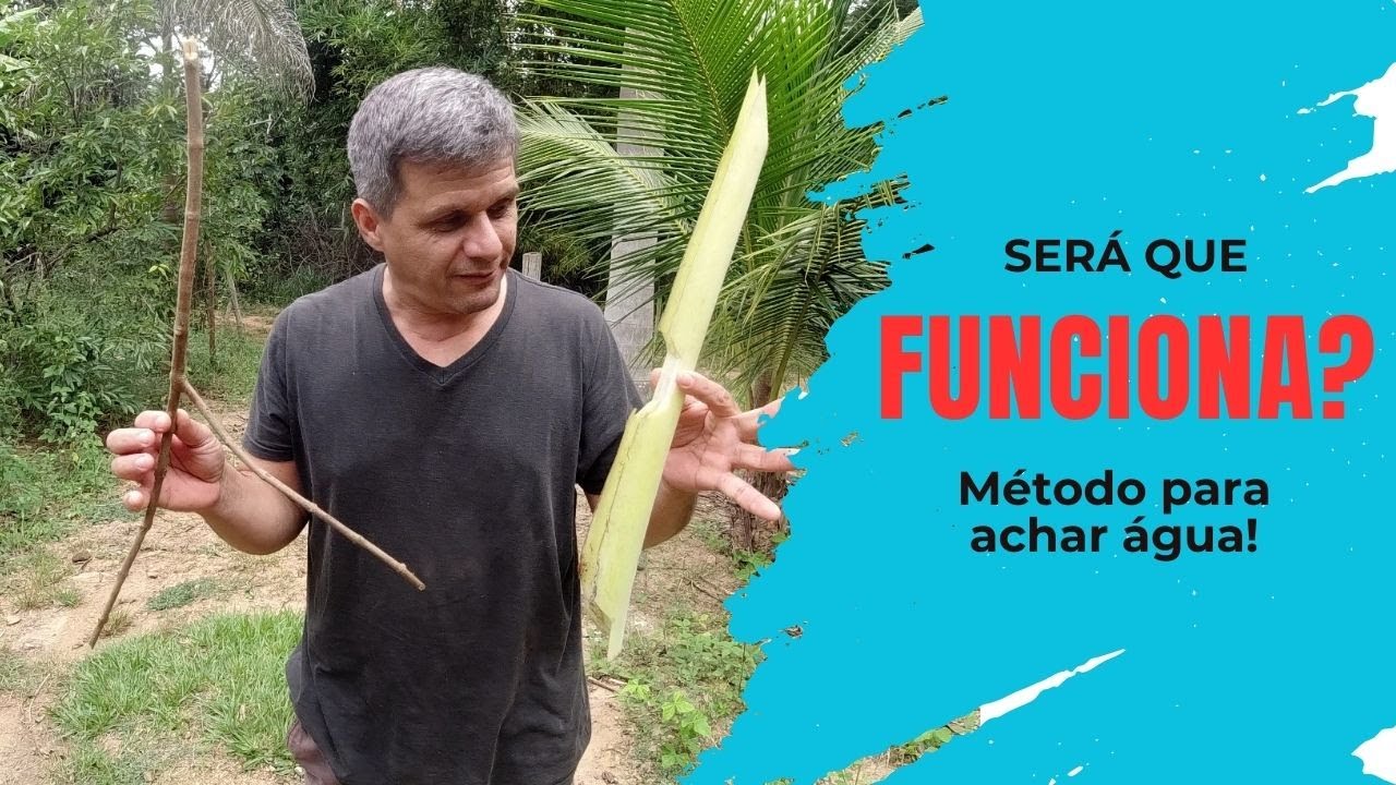 Encontrar veio de água com 100% de certeza pra perfurar um poço! Será que funciona?
