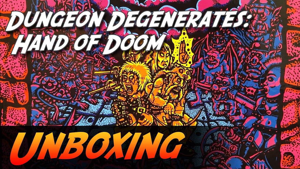 Dungeon Degenerates: Hand of Doom - Brettspiel Unboxing (Goblinko)