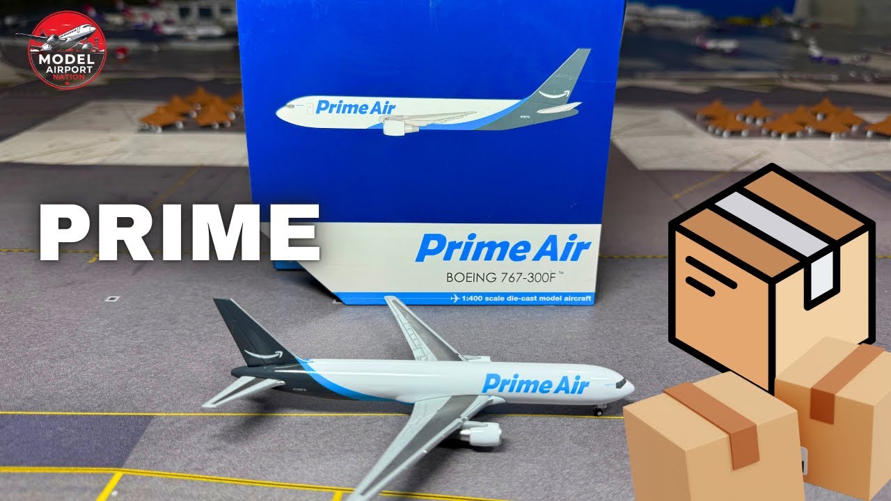 Распаковка РЕДКОЙ модели самолета Boeing 767-300F производства Gemini Jets PRIME AIR в масштабе 1...