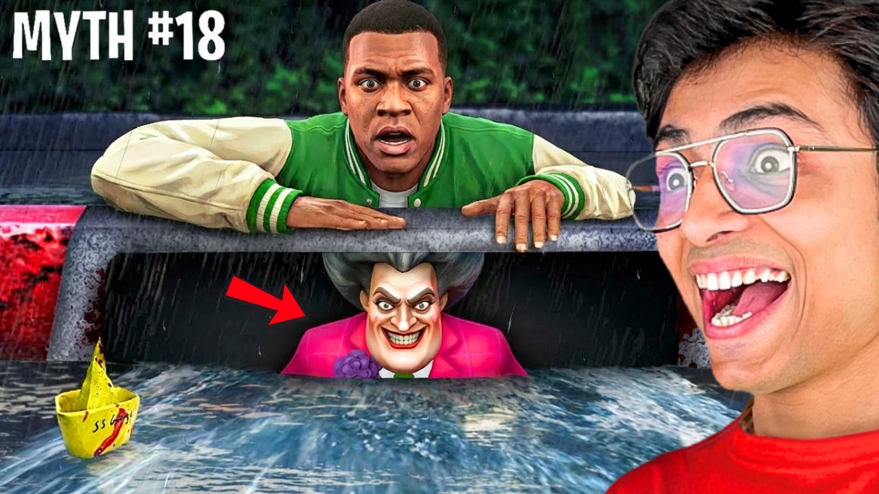 TRYING CRAZY MYTHS in GTA5😱 Secret Location