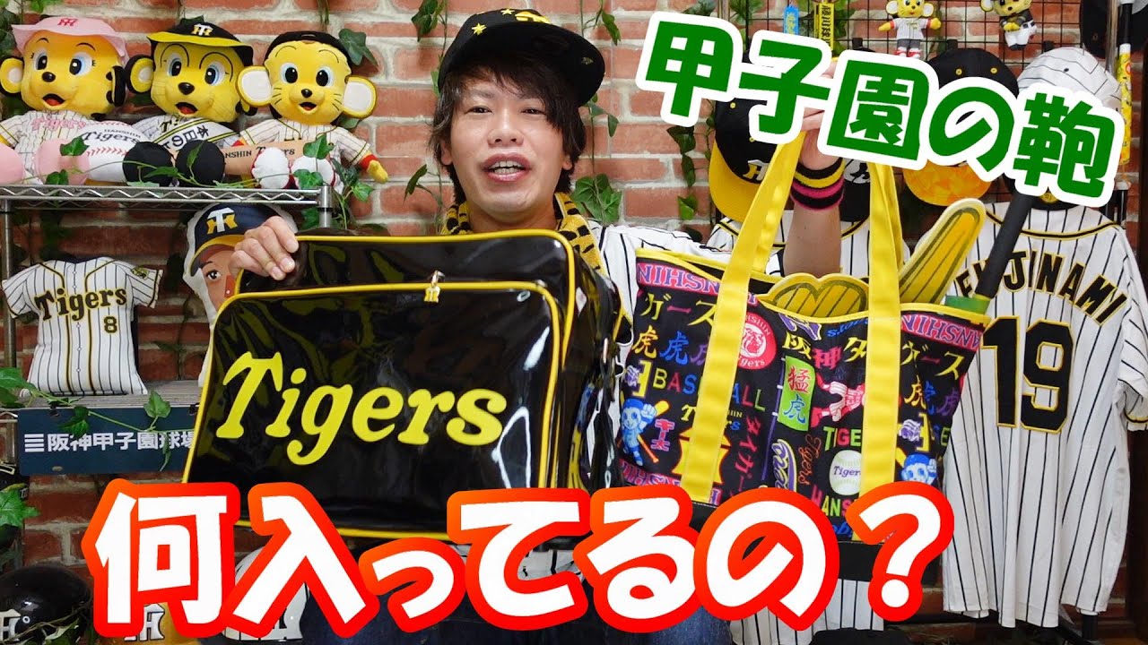 甲子園球場に持っていく鞄の中を公開！一体何が入ってるんや？
