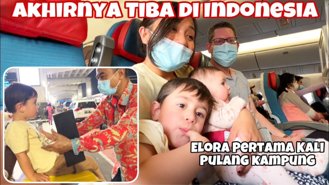 PULANG KE INDONESIA BERSAMA SUAMI DAN ANAK-ANAK