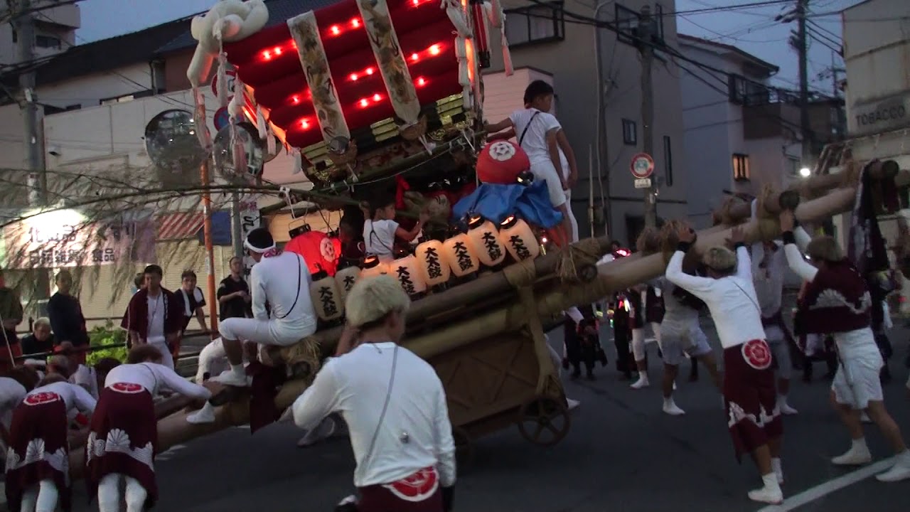 令和元年 弓削神社夏祭り 宵宮夜