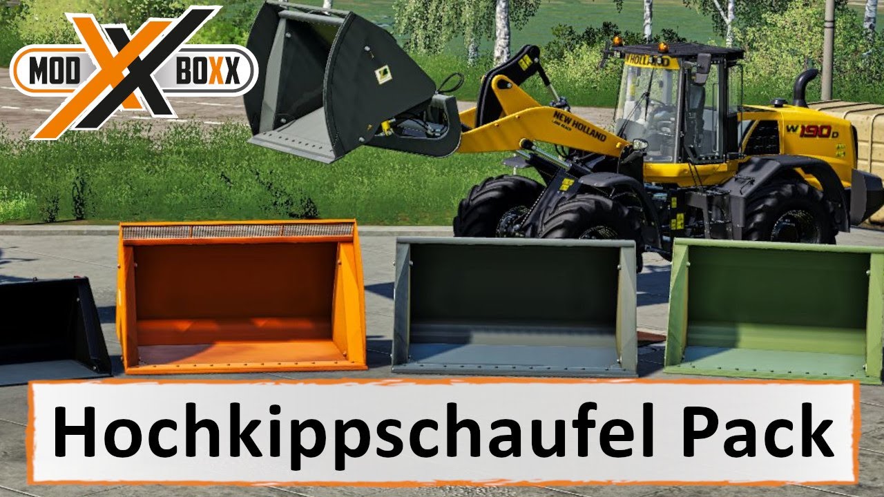 ModBoXX | Hochkipp-Schaufel Pack | LS19 Modvorstellung | vorgestellt von Steffen