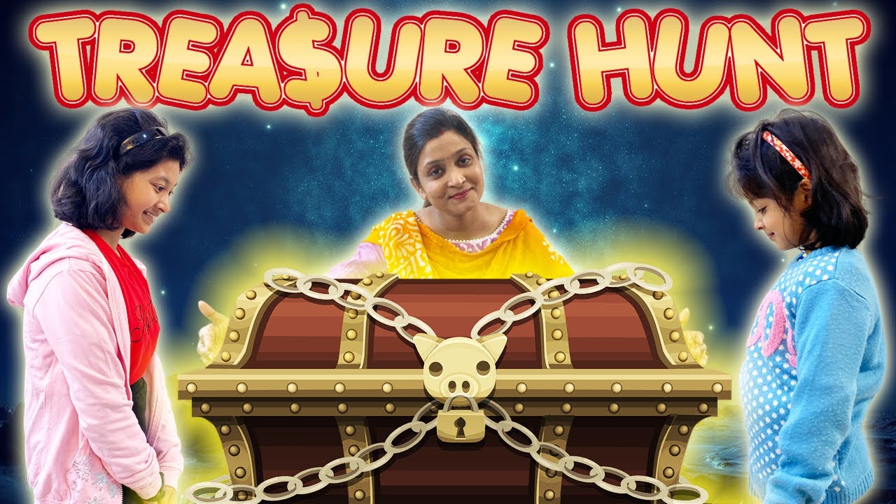 TREASURE HUNT CHALLENGE | Indoor Funny Game | Mystery Box | #CuteSisters | Cute Sisters