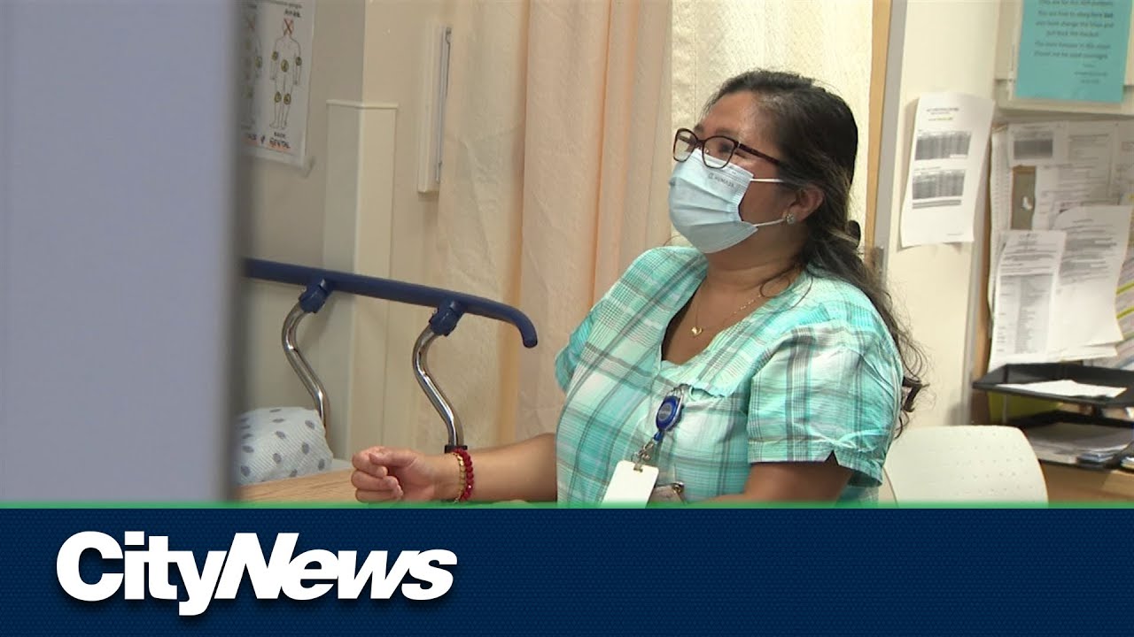 Filipino nurse in Quebec helping others