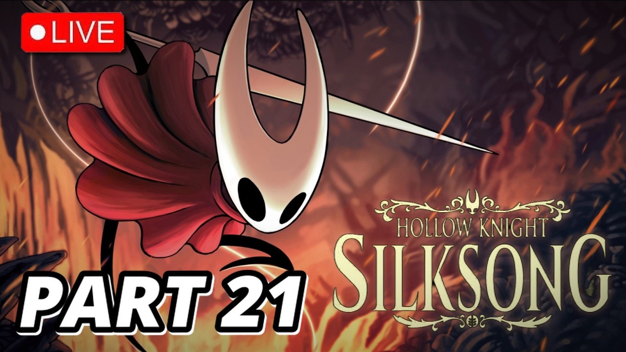 🔴LIVE 🔸Can I Beat Grand Mother Silk Boss Fight 🥊 For Secret Ending? 👀 | Let's Play Silk Song 🎮 PT 21