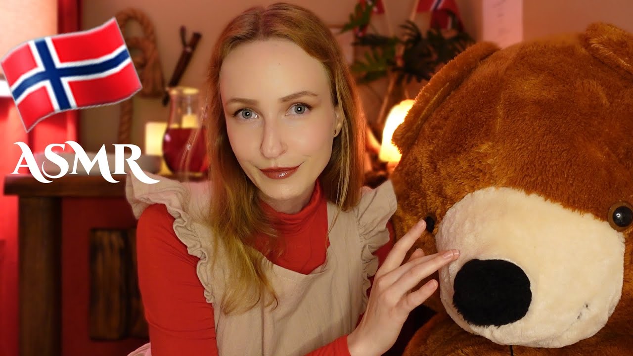 🇳🇴 ASMR in Norwegian | Book Café Roleplay🌲☕️🇳🇴 (Cooking, Soft Spoken reading)