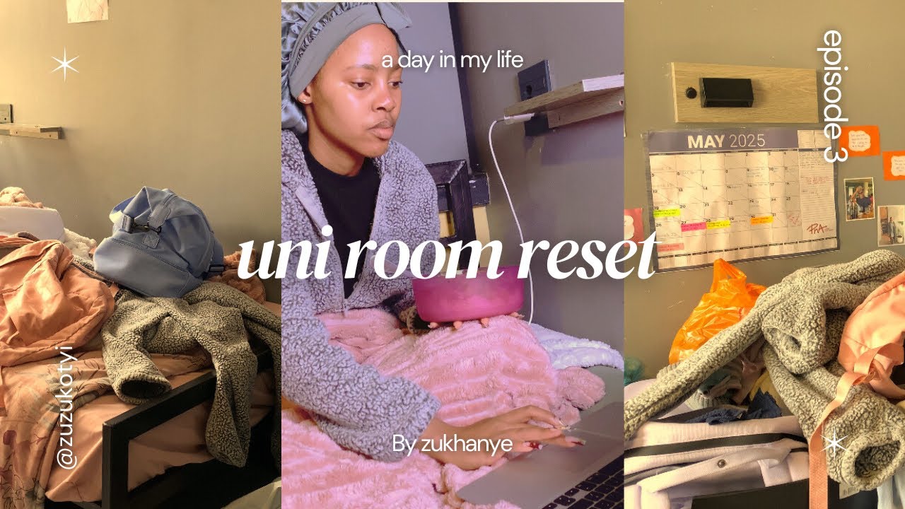Uni room reset, SOUTH AFRICAN YOUTUBER 🇿🇦