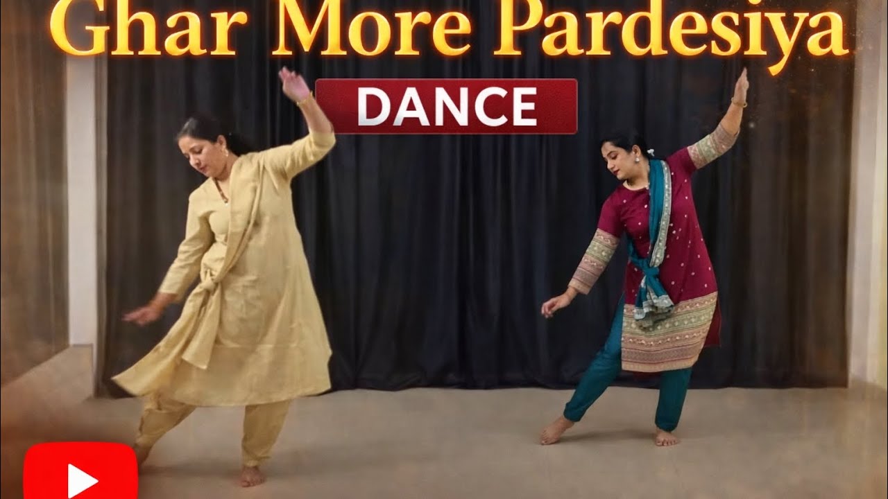Ghar More Pardesiya | Kalank |Dance Cover| choreo By Veer | Aarti & Vinita @DanceFitnessTutorail123