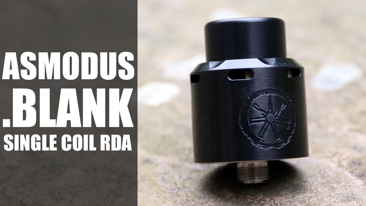 Дрипка Asmodus .Blank RDA с одной спиралью и поддержкой BF