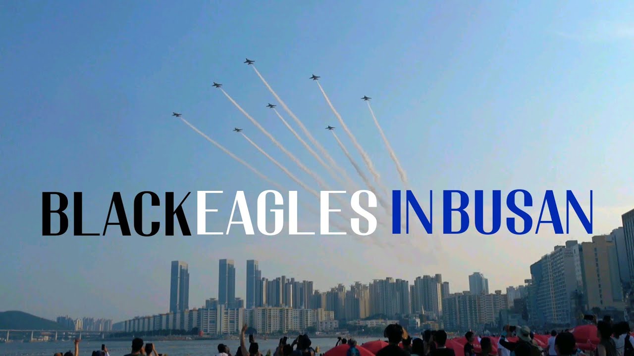 [2025 부산 나이트레이스] 블랙이글스 에어쇼 Full Display High Show / Korea Air Force Blackeagles Airshow in Busan