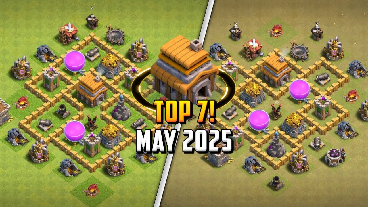 TOP 7! Układ bazy w Town Hall 5 (TH5) + Kopiuj link 2025 | Clash of Clans