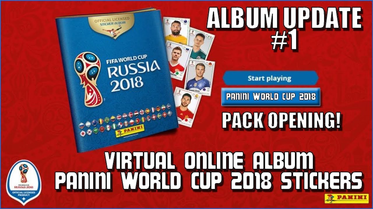 ⚽ PACK OPENING + FREE CODES !! | Panini FIFA WORLD CUP 2018 STICKER ALBUM  ⚽ VIRTUAL ONLINE!