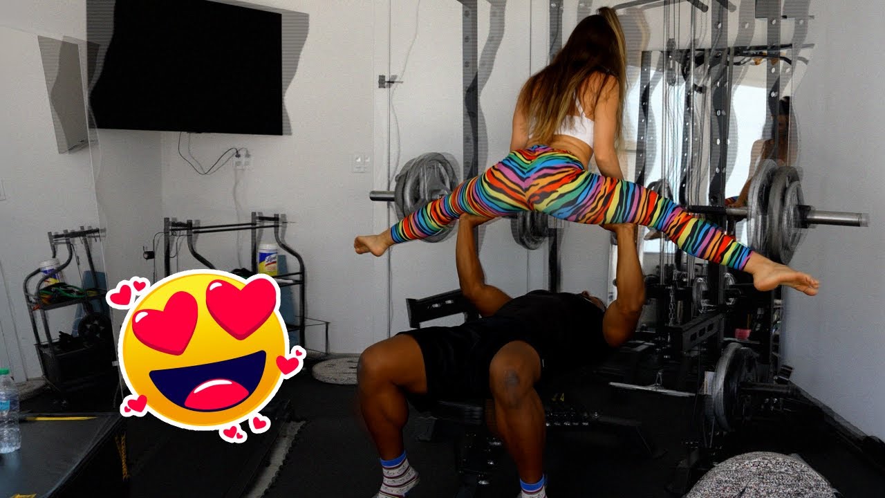 Leading My Husband On While Working Out...