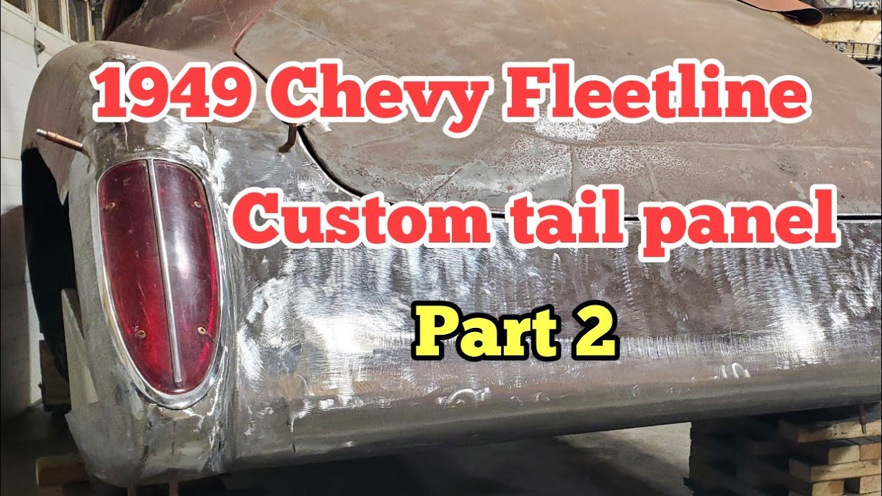 1949 Chevy Fleetline Custom Tail panel. Part 2