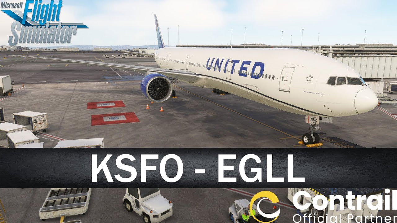 MSFS Live | Real World United OPS | PMDG 777-300 | San Fran to London