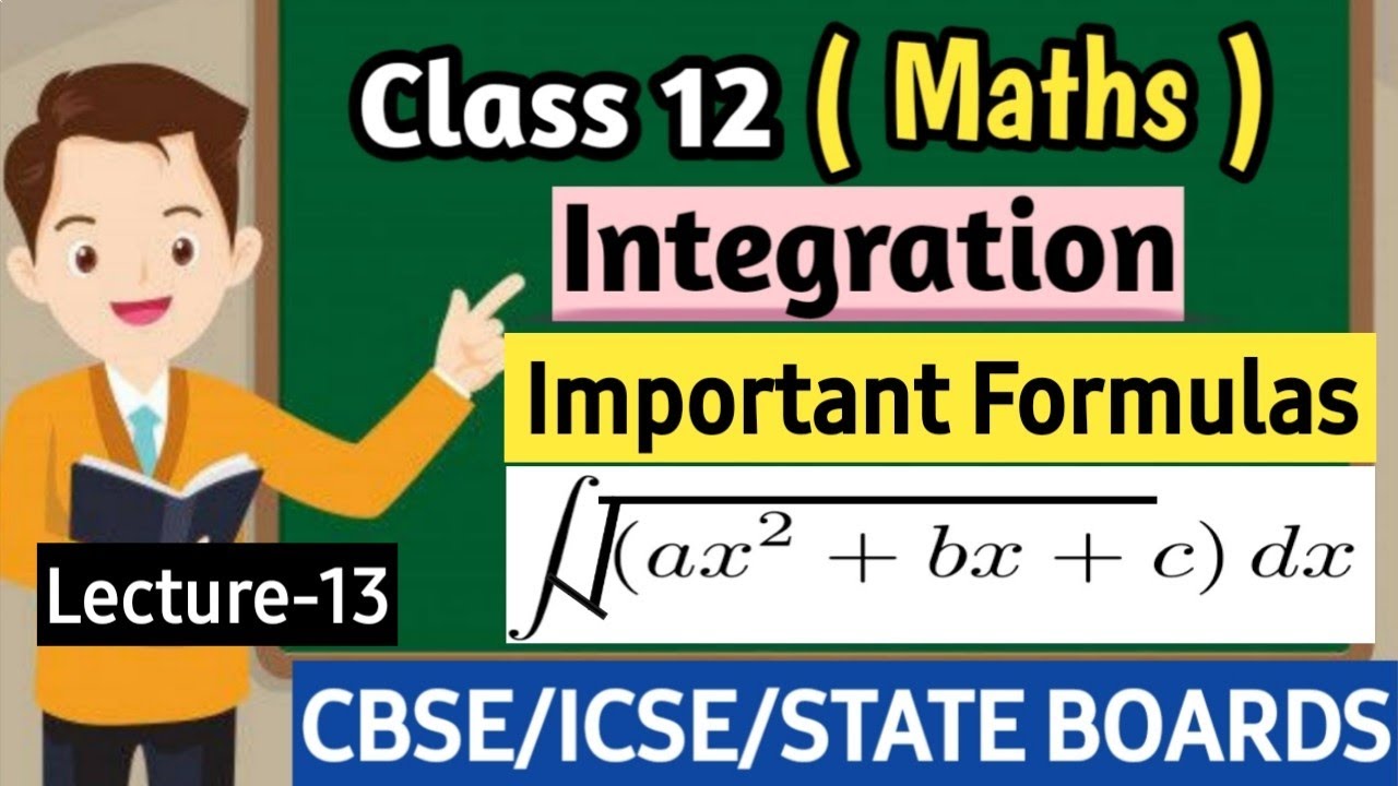 Integration Class 12 | Important Integration formulas | Indefinite Integrals | CP Maths World