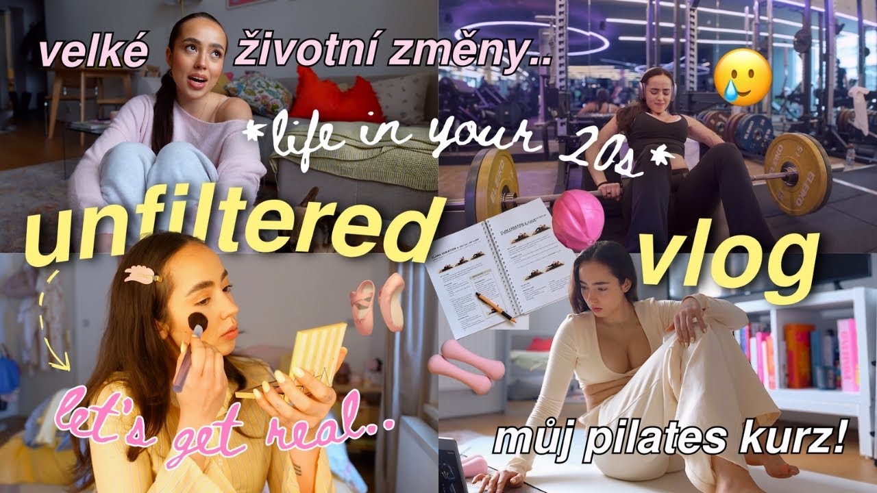 POSLEDNÍ DNY V ČESKU! všechno se mění, pilates kurz & crashing out... | VLOG