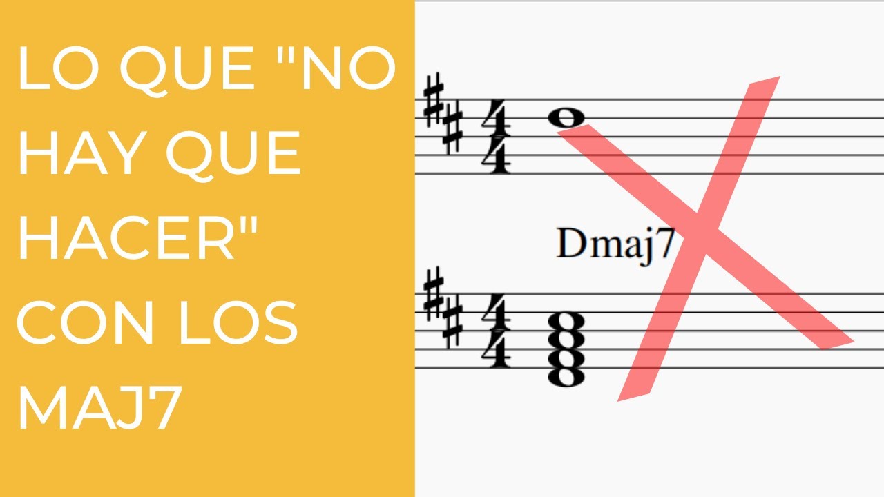El ERROR más común al usar Acordes Maj7