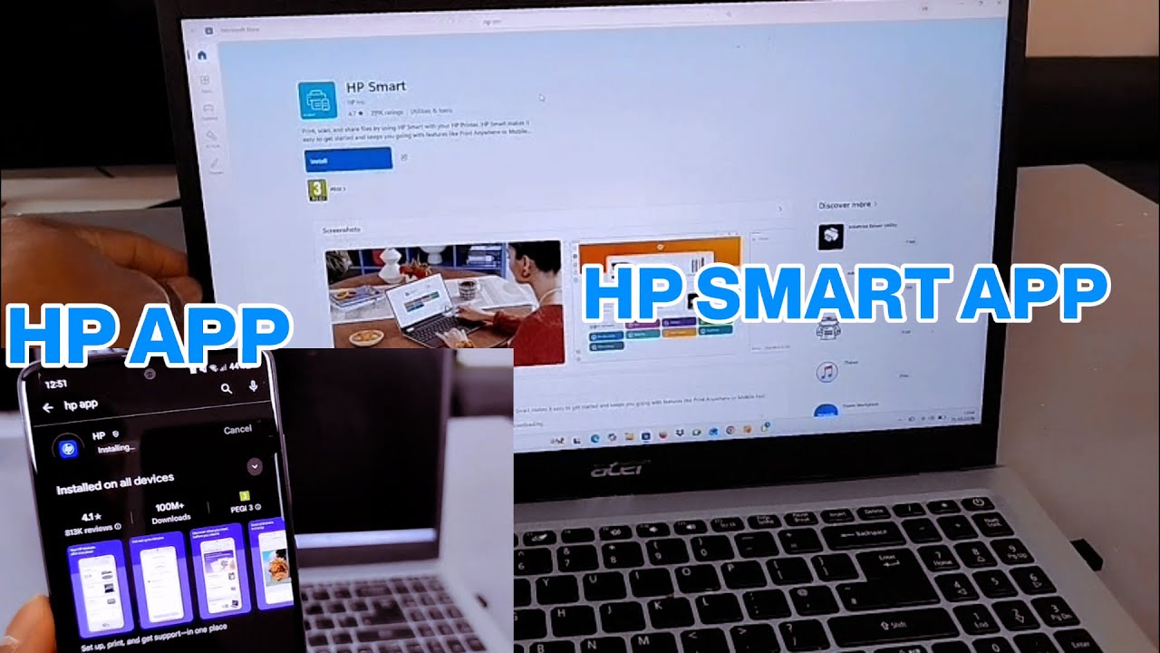 How to Install the HP App (Mobile) and HP Smart App (Computer) | Full Guide