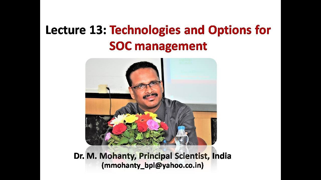 Technologies and options for Soil Organic Carbon management