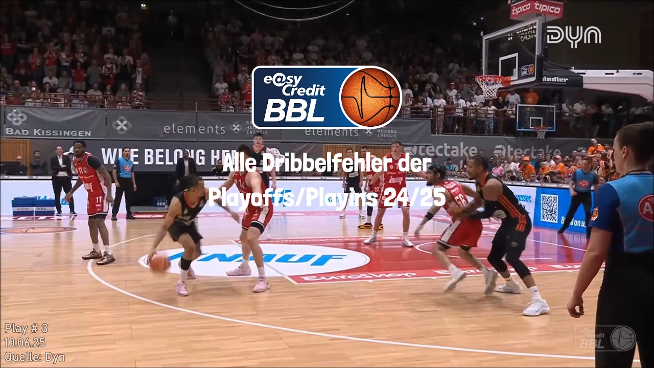 BBL - Alle 'Dribbelfehler' der Playoffs/Playins (Saison 24/25)