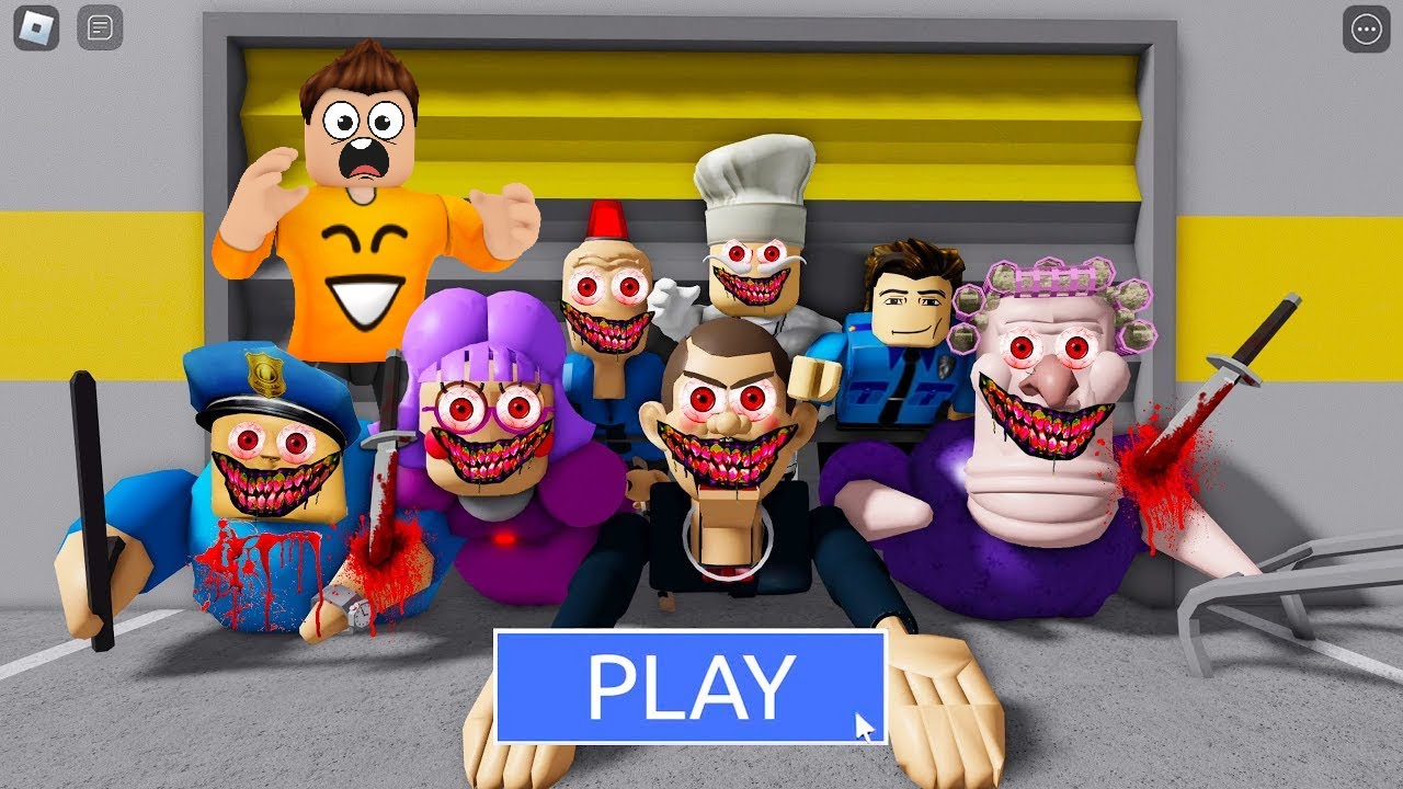 UCIEKAM Z NAJSTRASZNIEJSZEGO WIĘZIENIA w Roblox! (Barry Prison Run)