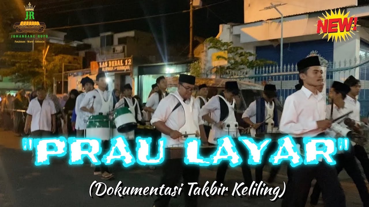PERAHU LAYAR - Musik Patrol Jomandang Rupo Gema Takbir Keliling TPQ Se Dusun Panjunan Waru 2023