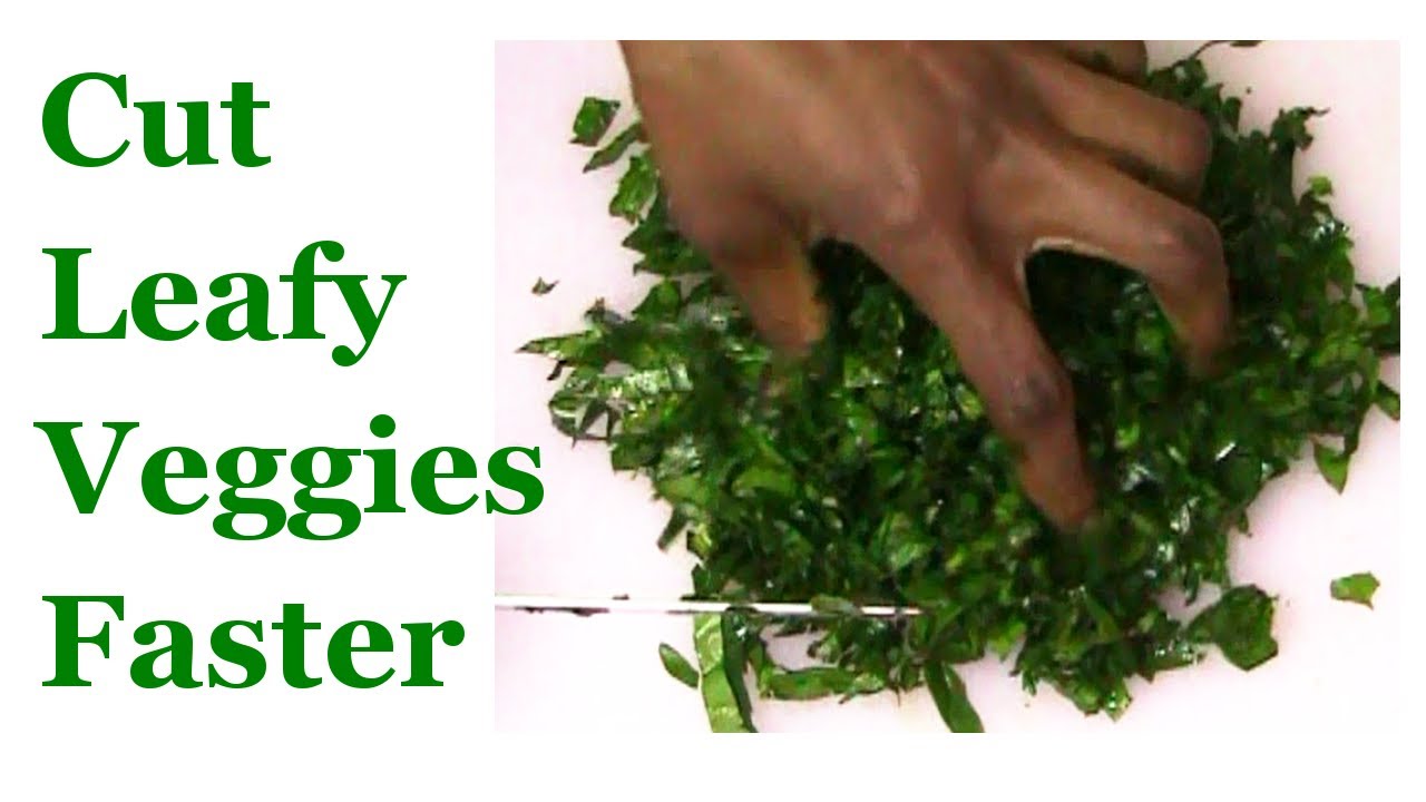 Cooking Hacks: Cut Leafy Veggies Fast | Flo Chinyere